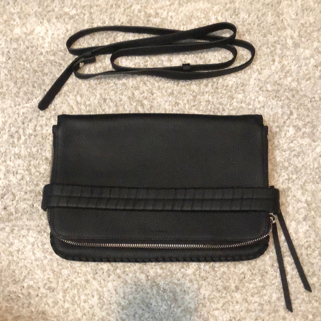Brand New Allsaints Club Medium Clutch